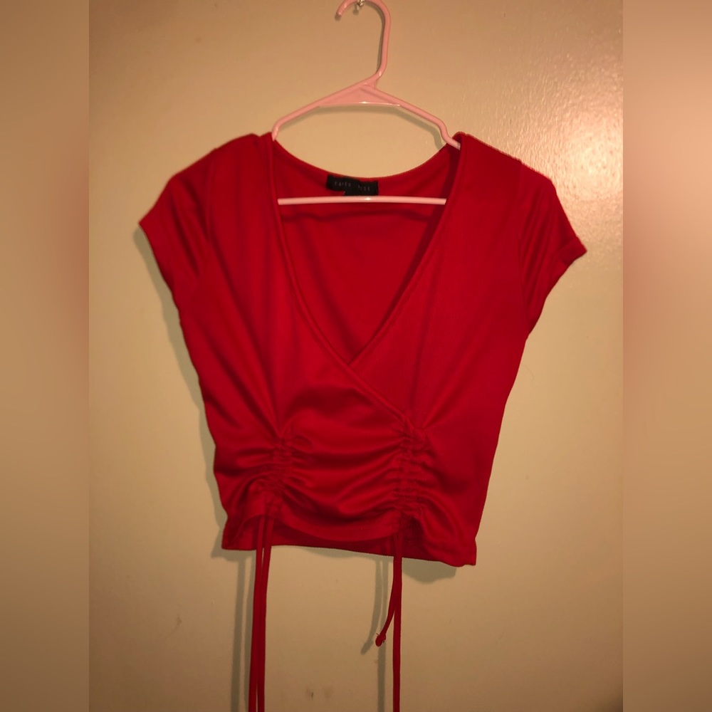 Faded Rose shirt,V Cut On The Front Of Shirt,Cold Wash,Size M